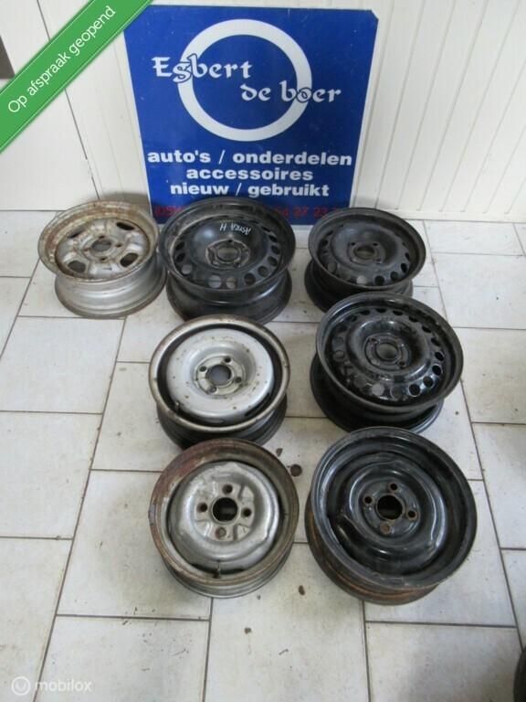 Opel stalen velg velgen 13/14/15 inch, Gebruikt, Velg(en), Ophalen of Verzenden