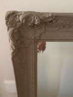 Beige barok spiegel. Zware kwaliteit., Ophalen, Rechthoekig