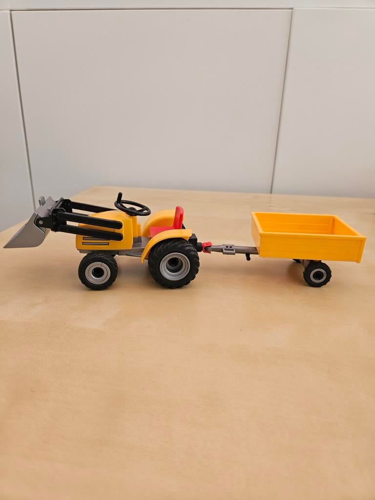 Playmobil 4486 tractor met trailer, Ophalen of Verzenden, Gebruikt