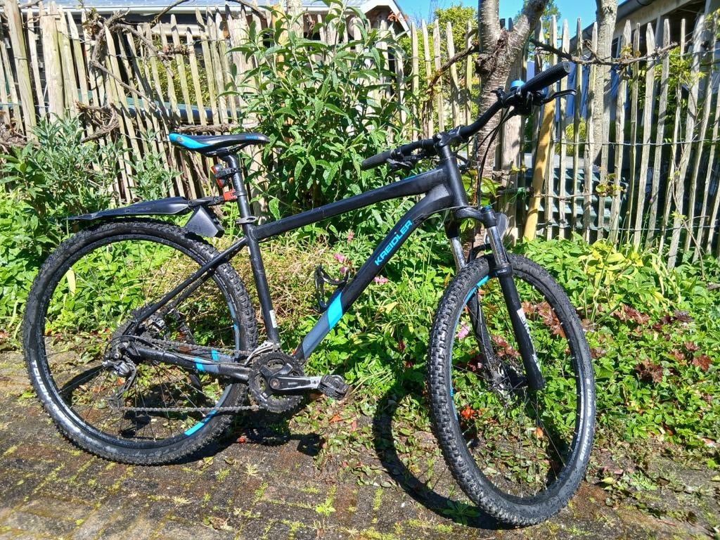 Kreidler Mountainbike - Dice4.0 - Zwart/Blauw - Goede Staat, Gebruikt, Vering, Overige maten, Meer dan 20 versnellingen