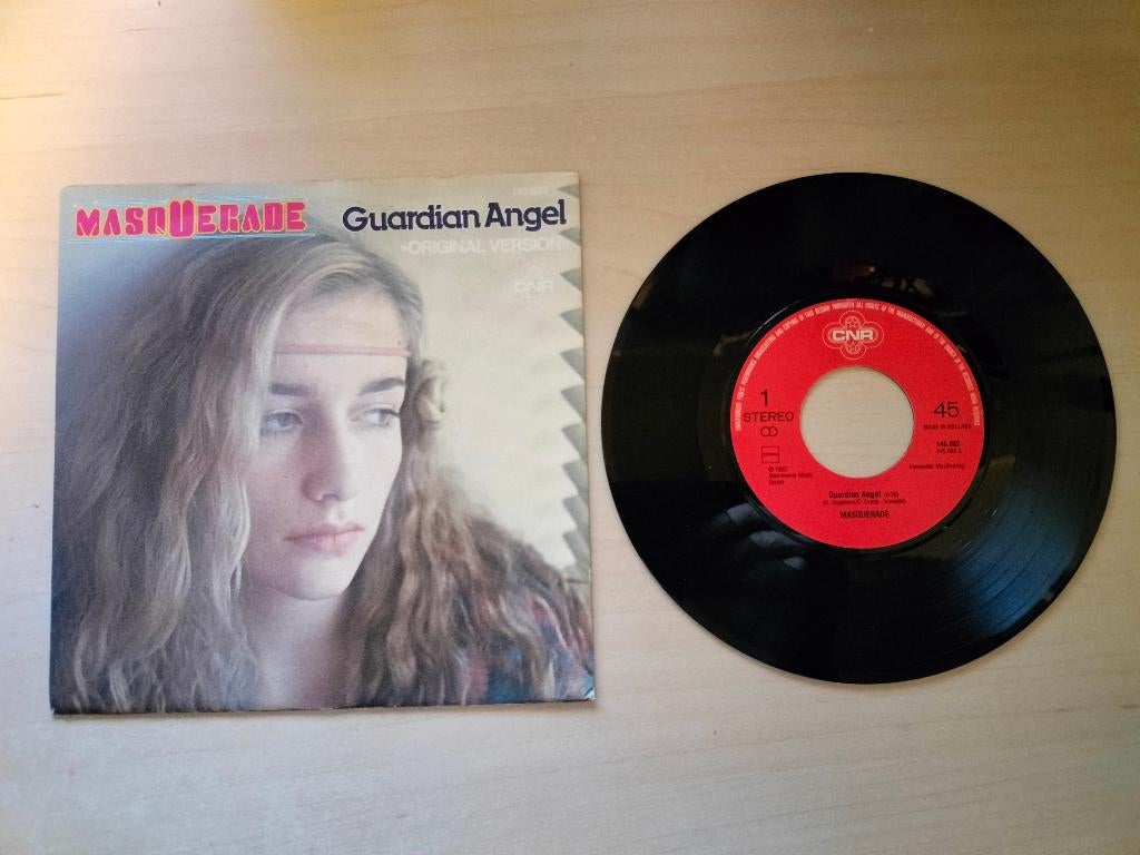 Masquerade - Guardian Angel / Silent echoes of Katja, Gebruikt, 7 inch, Single, Ophalen of Verzenden