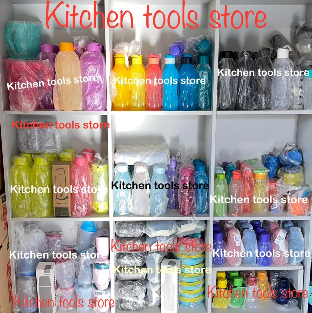Tupperware Eco flessen op voorraad, Ophalen of Verzenden, Nieuw, Rood, Beker of Kan