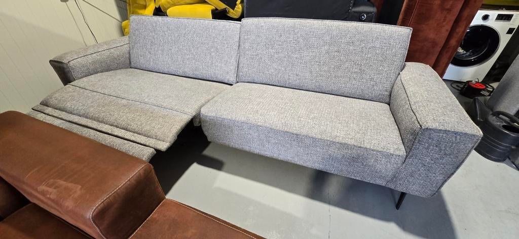 3/4 persoons bank Cave Zen Lifestyle met relax deel, Huis en Inrichting, Banken | Sofa's en Chaises Longues, Gebruikt, Driepersoons