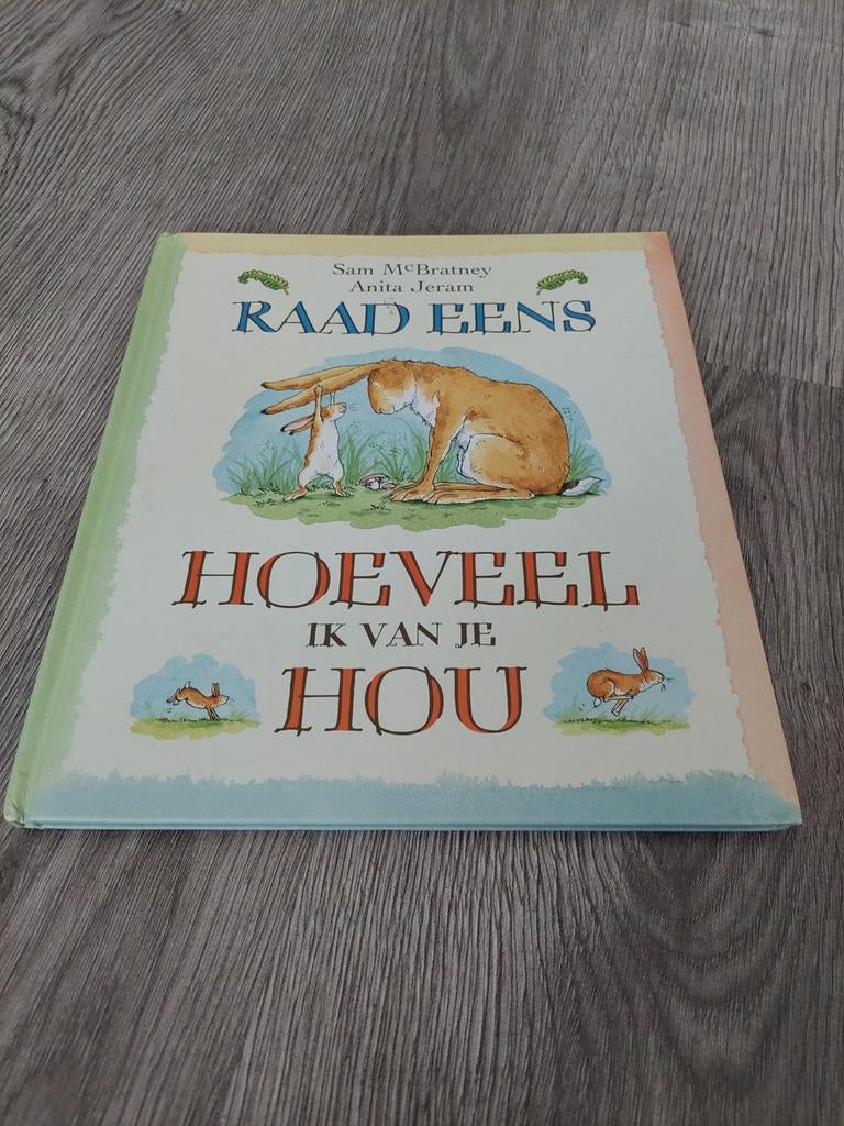 RAAD EENS HOEVEEL IK VAN JE HOU, Verzenden, Zo goed als nieuw, Sam McBratney, Prentenboek