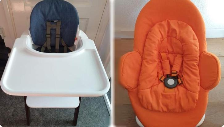Complete stokke steps vanaf geboorte met extra wipstoel, Kinderen en Baby's, Kinderstoelen, Zo goed als nieuw, Meegroeistoel, Aanschuifbaar