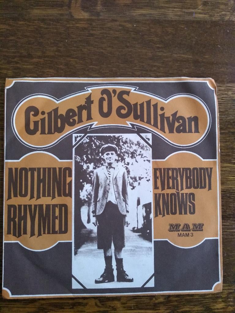 vinyl singeltje   GILBERT  O"SULLIVAN, Gebruikt, 7 inch, Single, Ophalen of Verzenden