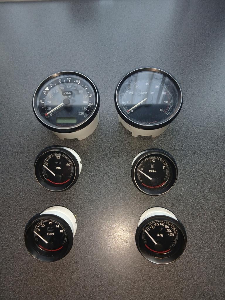 Complete set Harley-Davidson tellers, Ophalen