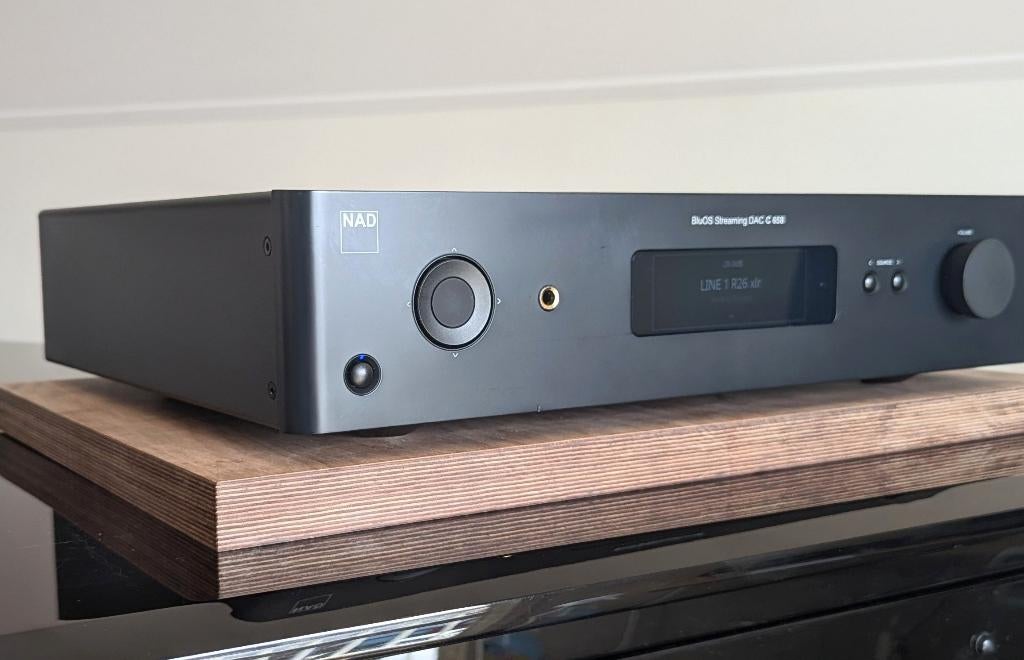 NAD C 658 streaming DAC / voorversterker – Dirac, Verzenden, Zo goed als nieuw, Minder dan 60 watt, Overige merken