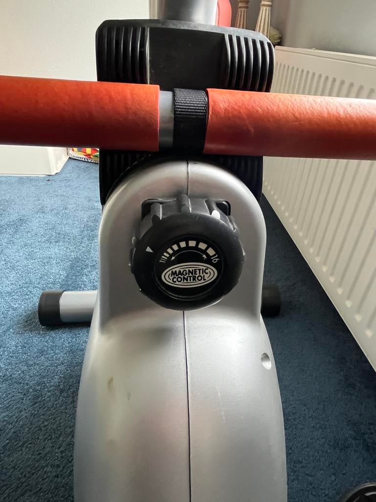 Roeitrainer hometrainer, Sport en Fitness, Ophalen, Gebruikt, Armen, Metaal