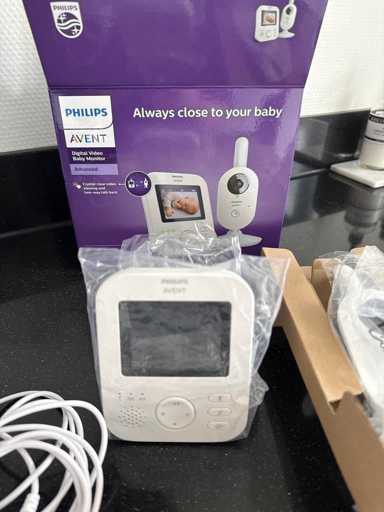 Philips Avent digitale video babyfoon, Kinderen en Baby's, Babyfoons, Ophalen of Verzenden, Nieuw, 250 meter of meer, Camera