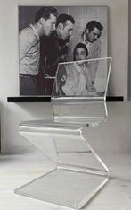 Vintage plexiglas stoel, Ophalen, Gebruikt, Eén