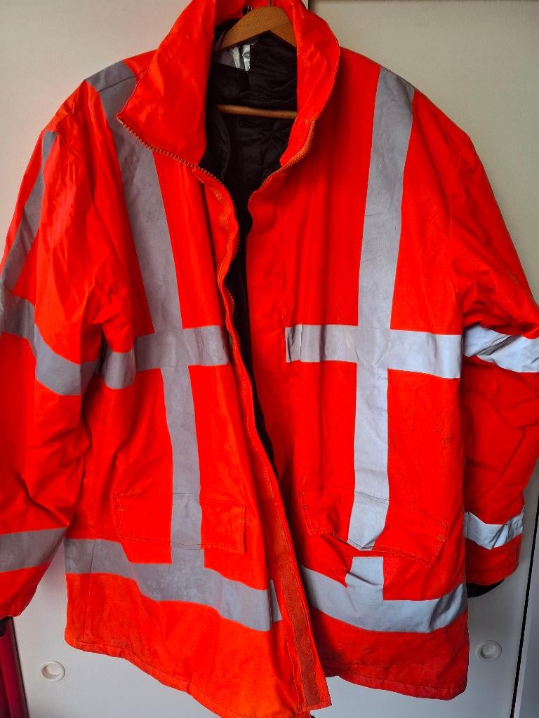 XL werkjas met RWS reflecterende strepen, Ophalen, Zo goed als nieuw, Heren, Jas