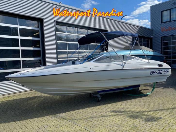 Bayliner Capri Bowrider (bj 1990), Watersport en Boten, Speedboten, Gebruikt, 6 meter of meer, Benzine, 200 pk of meer, Polyester