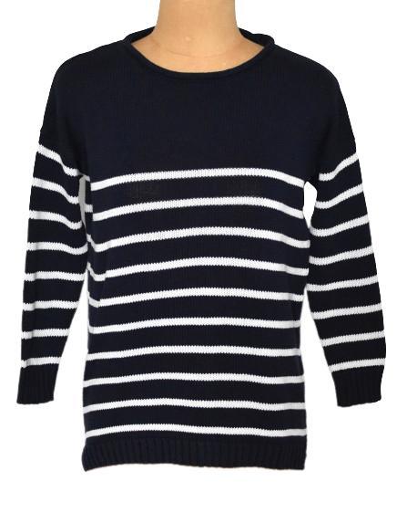 Nieuw Amichi gestreept truitje, blauw/wit, Mt. S, Kleding | Dames, Truien en Vesten, Nieuw, Maat 36 (S), Blauw, Verzenden