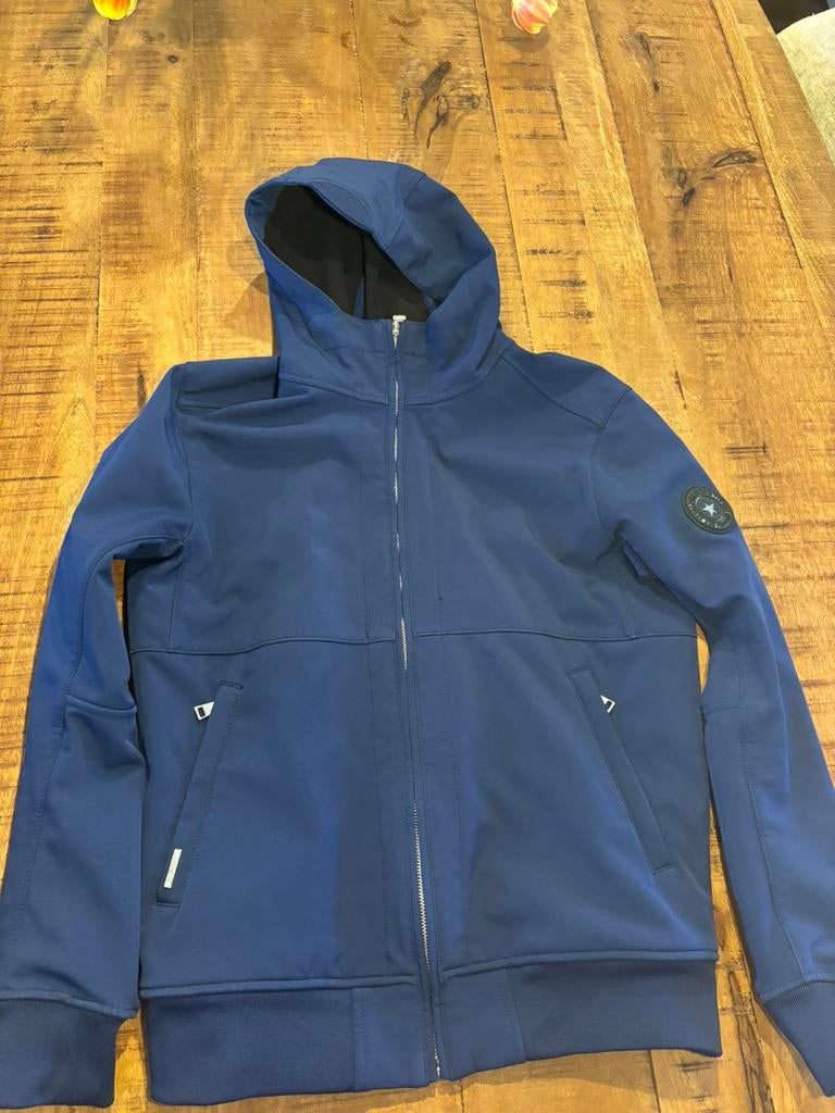 Airforce softshell jas jongens maat 16 jaar blauw, Blauw, Overige maten, Ophalen of Verzenden, Zo goed als nieuw