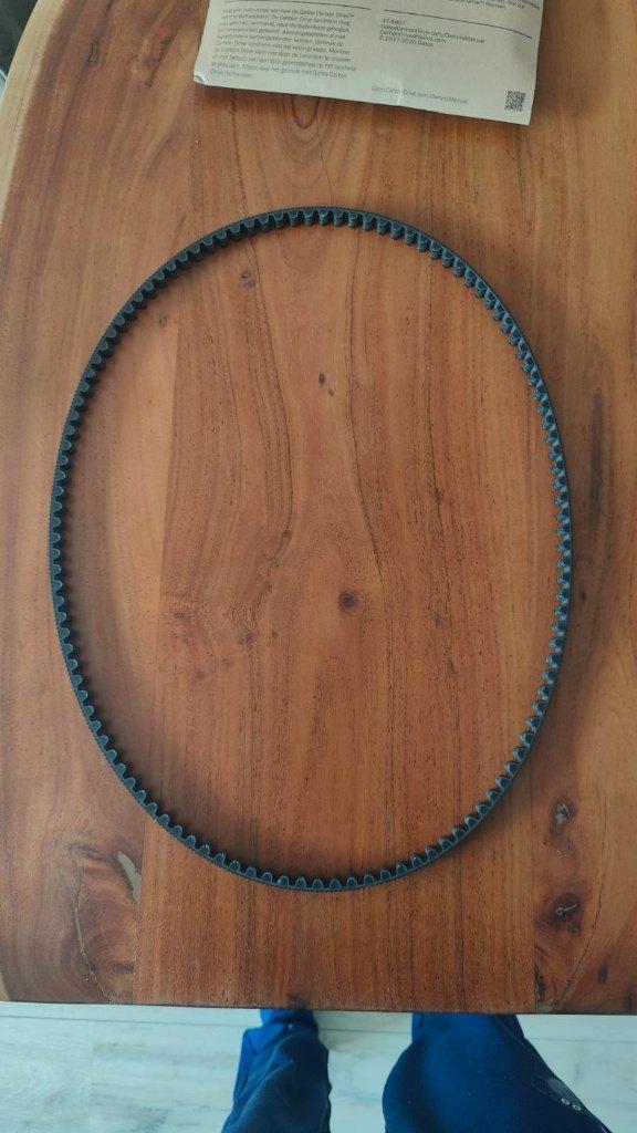 Gates Carbon Drive Riem (118T) en Tandwiel (39T), Algemeen, Ophalen of Verzenden, Zo goed als nieuw, Gates carbon drive