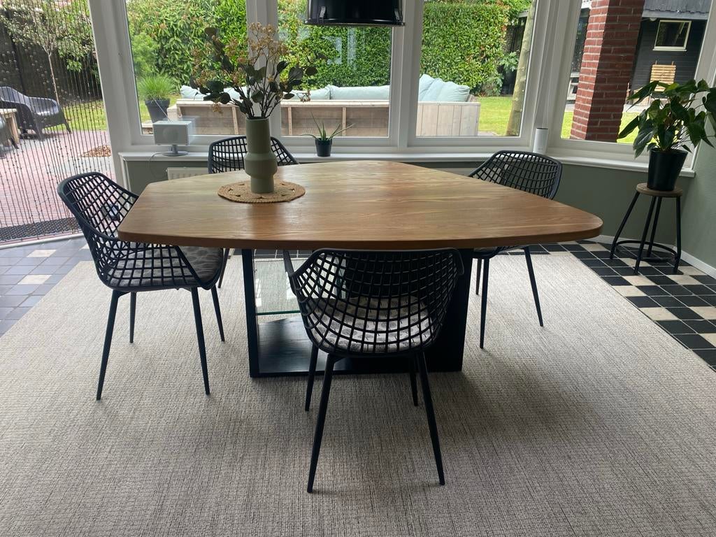 Tecta eettafel, organische vorm (6 persoons), Ophalen, Gebruikt, 100 tot 150 cm, Vijf personen of meer