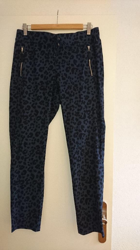 Gerry Weber broek travel stof jeansblauw panter maat 38, Maat 38/40 (M), Blauw, Ophalen of Verzenden, Zo goed als nieuw