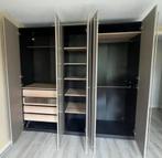 IKEA PAX Kledingkast 250x58x236 - €735 – Bezorgen & Montage, Met deur(en), Gebruikt, 200 cm of meer, Eikenhout