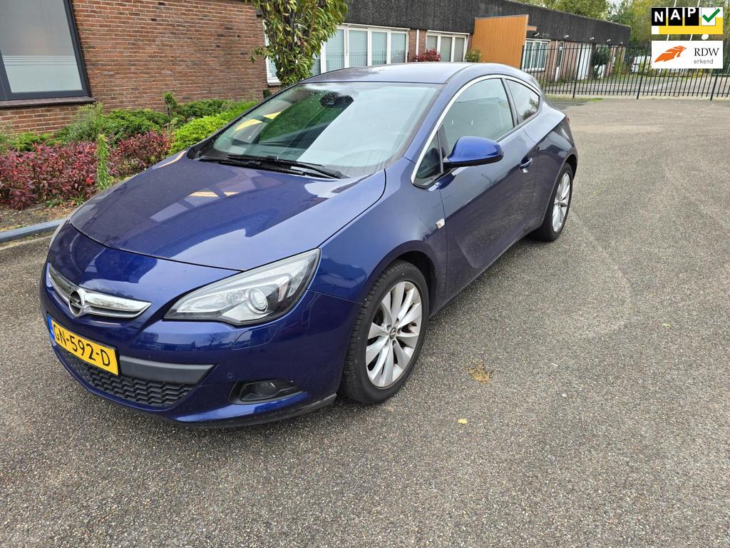 Opel Astra GTC 1.4 Turbo Sport LEES TEKTS Airco Leer Navi Le, Voorwielaandrijving, 1350 kg, Gebruikt, Euro 6