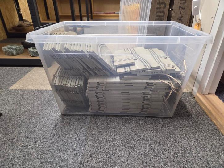 partij racebaan delen stabo car made in western Germany, Kinderen en Baby's, Speelgoed | Racebanen, Gebruikt, Elektrisch, Overige merken