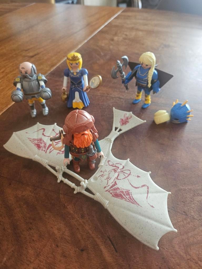 Playmobil super4 en drakenrijders., Ophalen of Verzenden, Zo goed als nieuw, Los playmobil