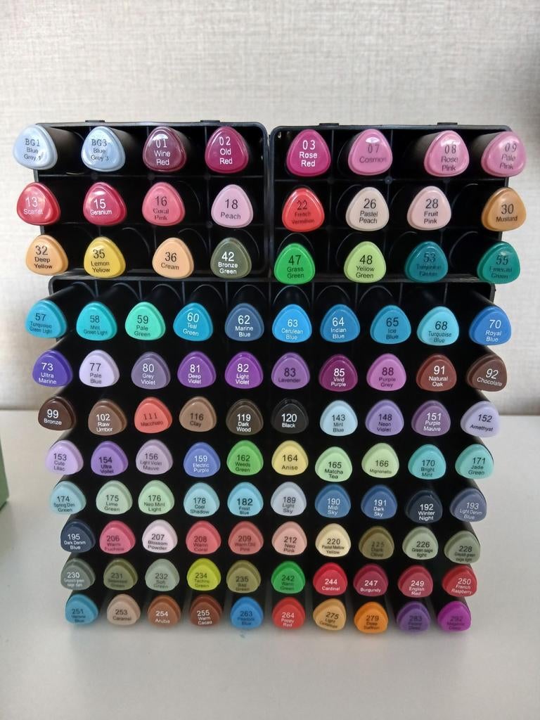 Decotime alcohol markers, Hobby en Vrije tijd, Ophalen of Verzenden, Gebruikt, Potlood of Stift