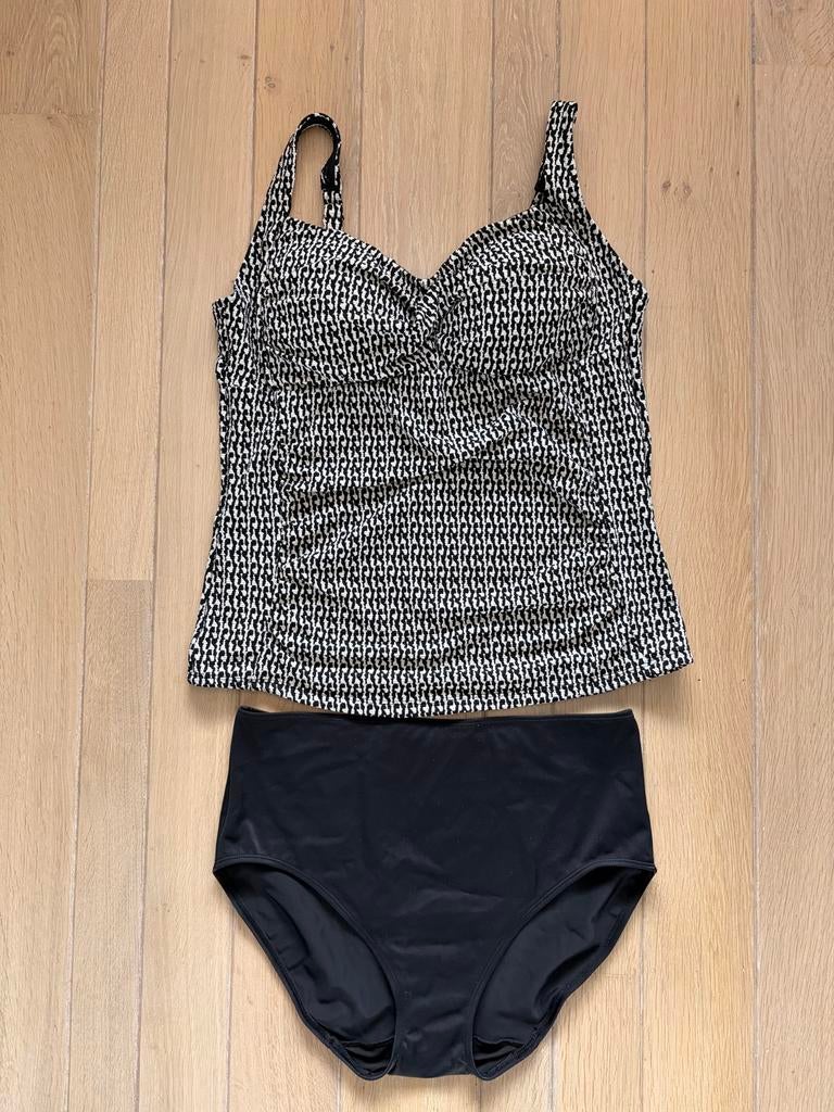 Nieuwe zwart-witte tankini - Maat XL / 44, Kleding | Dames, Ophalen of Verzenden, Nieuw, Zwart, Bikini