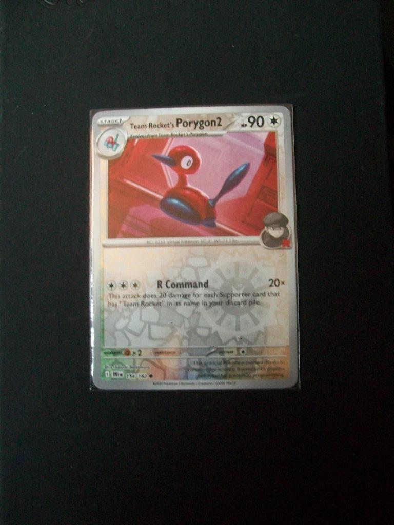 1010. Nieuwe Pokemon Kaart TEAM ROCKET's holofoil PORYGON2, Verzenden, Nieuw, Losse kaart, Foil