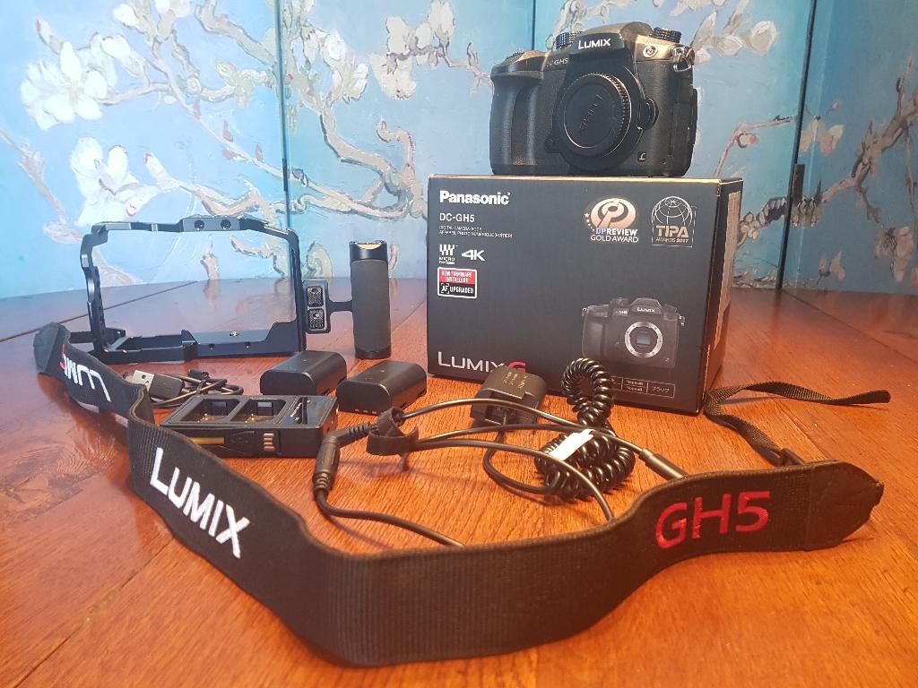 Panasonic Lumix GH5 - body + accessoires!, Audio, Tv en Foto, Fotocamera's Digitaal, 20 Megapixel, Gebruikt, Compact, Ophalen of Verzenden