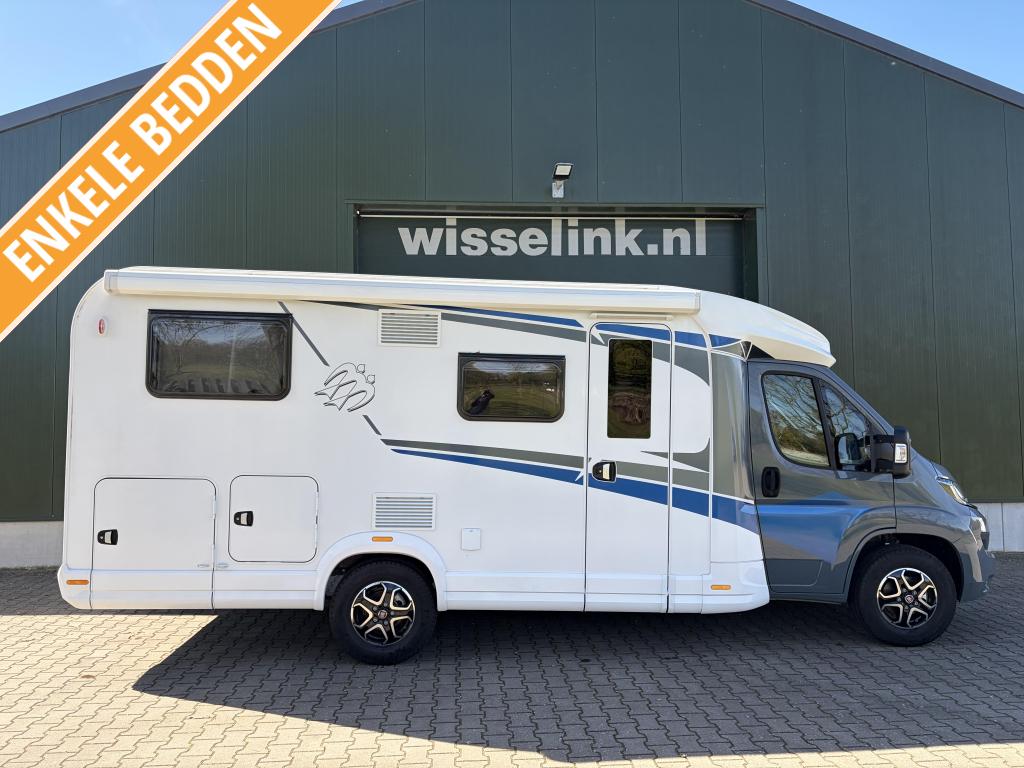 Knaus Live 650MEG 180pk lage bedden automaat ook 650 MF 2024, Caravans en Kamperen, Campers, Automaat, Chemisch toilet, Fiat, Bedrijf