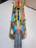 Vintage Kunststof Treinbaan met 2 Opwindlocomotieven - DBGM, Ophalen, Gebruikt