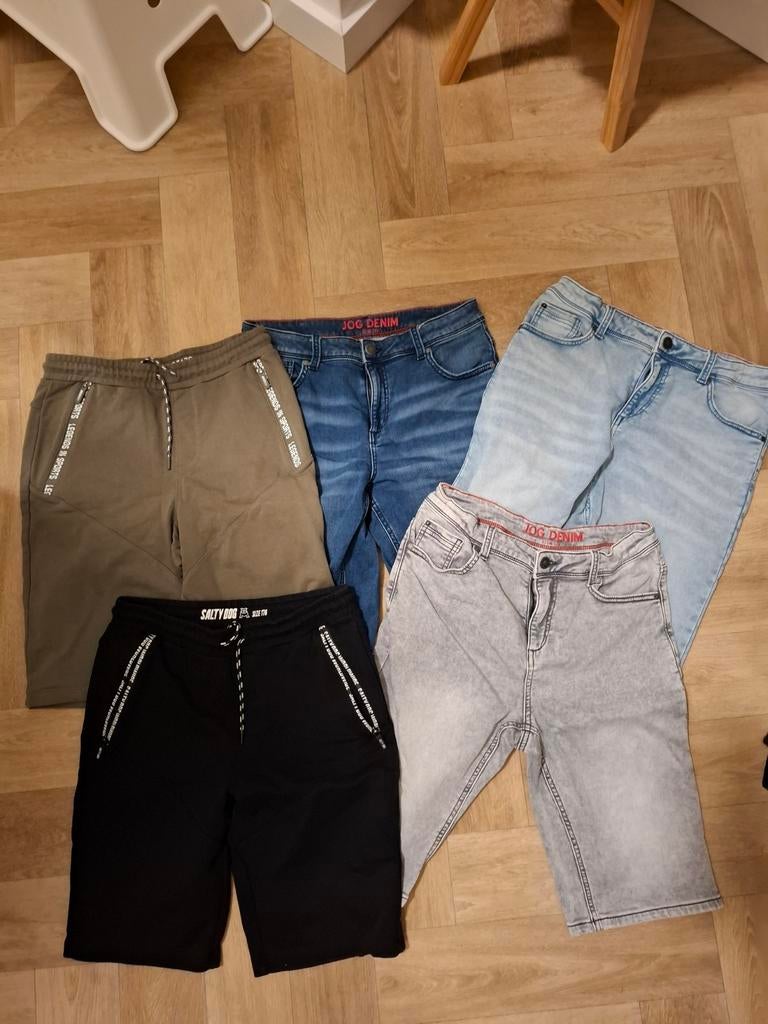 5x Jongens korte broeken - Jog Denim & Salty Dog, Broek, Gebruikt, Ophalen of Verzenden, Jog Denim, Salty Dog