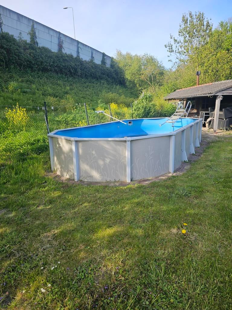 Groot opzetzwembad voor de zomer, Tuin en Terras, Ophalen, Gebruikt, 200 tot 300 cm, 80 tot 120 cm