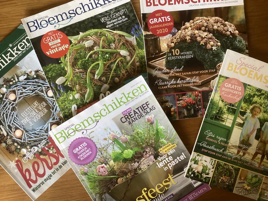 5x Bloemschikken special, Ophalen of Verzenden, Gelezen