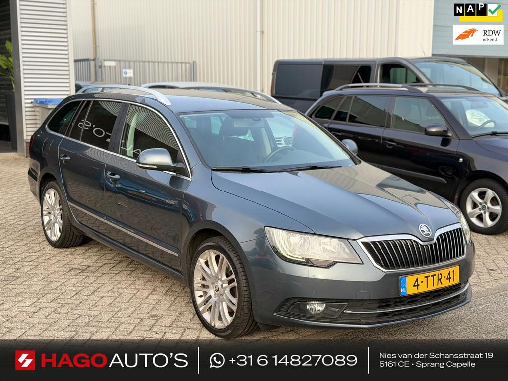 Skoda Superb Combi 1.8 TSI Ambition Business DSG/BI-XENON/NA, Euro 5, Stof, Gebruikt, 4 cilinders