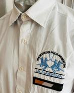 La Martina overhemd maat M, Ophalen of Verzenden, Zo goed als nieuw, Wit, Halswijdte 39/40 (M)