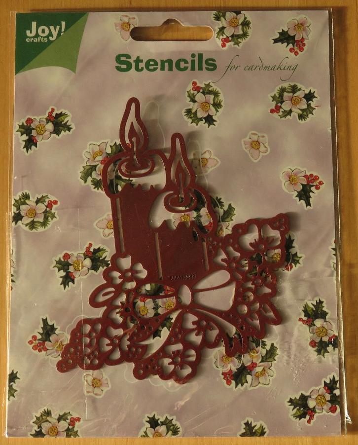 Embossing Mal / Stencil -Joy! Crafts - Kerst, Hobby en Vrije tijd, Kaarten | Zelf maken, Zo goed als nieuw, Pons of Mal, Kerst