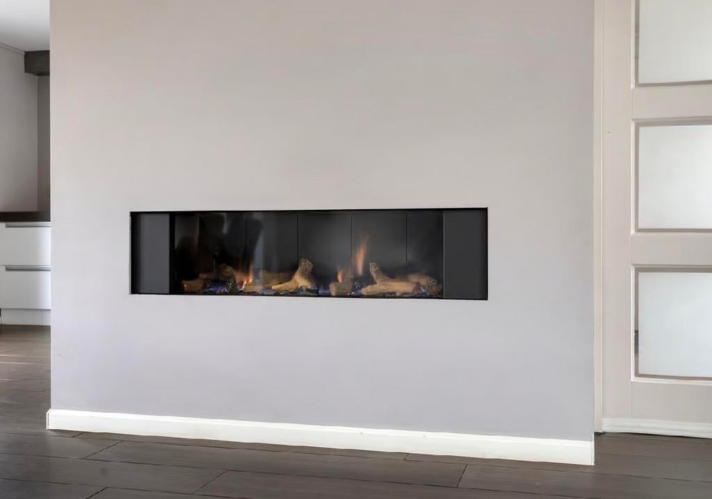 Barbas Vento inbouw gaskachel, Huis en Inrichting, Haarden, Zo goed als nieuw, Gashaard, Ophalen