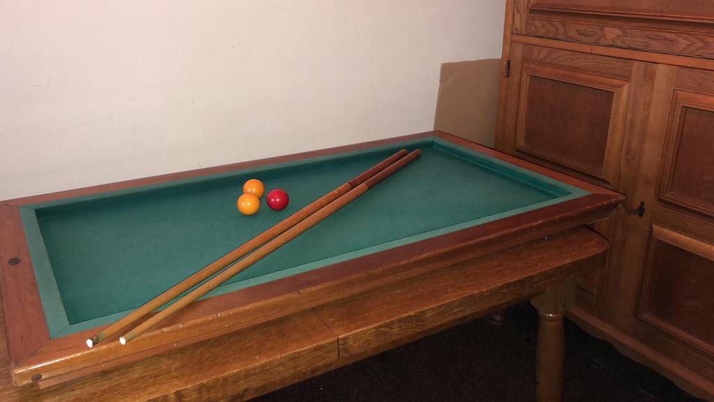 Tafelbiljart, Ophalen, Gebruikt
