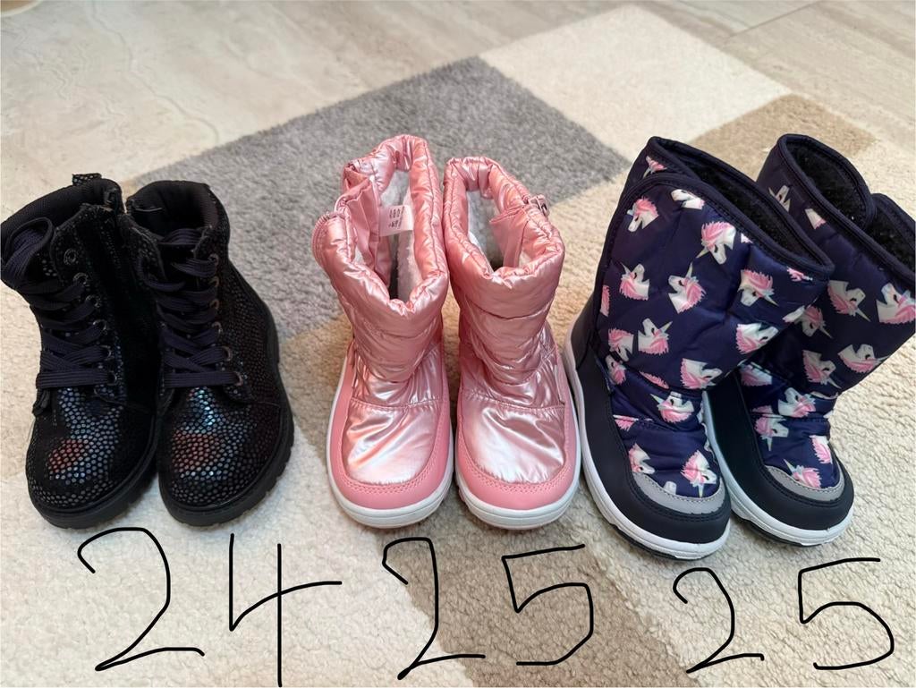 Kinderschoenen , laarzen:Maat 24/25, Kinderen en Baby's, Kinderkleding | Schoenen en Sokken, Ophalen, Gebruikt, Meisje, Laarzen