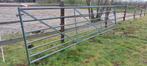 Gegalvaniseerd landhek weidepoort 4,5 meter, Ophalen, IJzer, Spijlenhekwerk