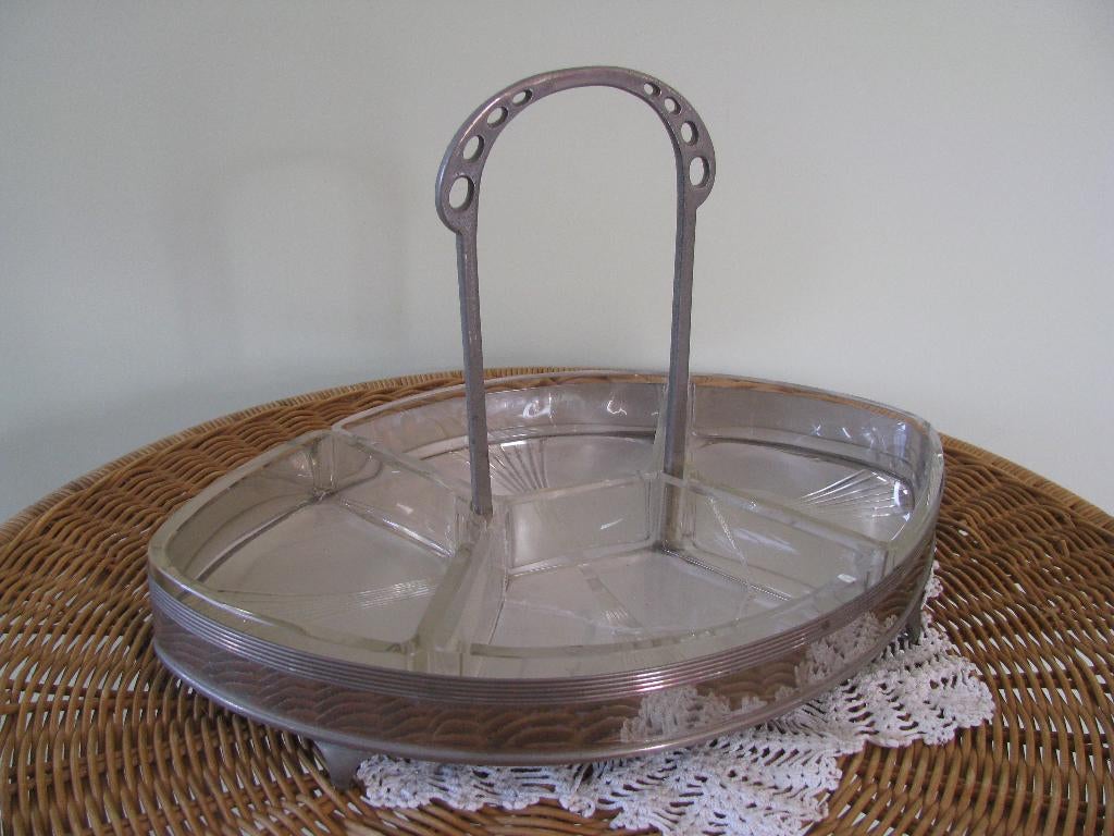 Art Nouveau * schaal * WMF * Jugendstil * gemerkt *, Ophalen of Verzenden