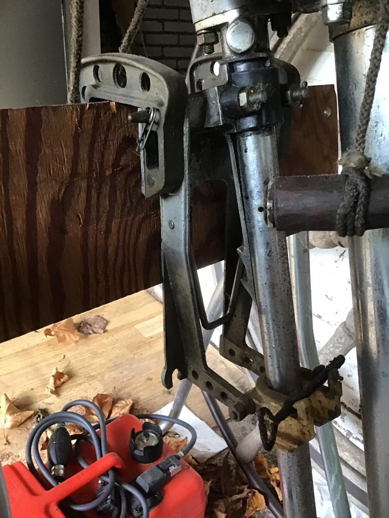 Seagull buitenboordmoter, Ophalen, Gebruikt