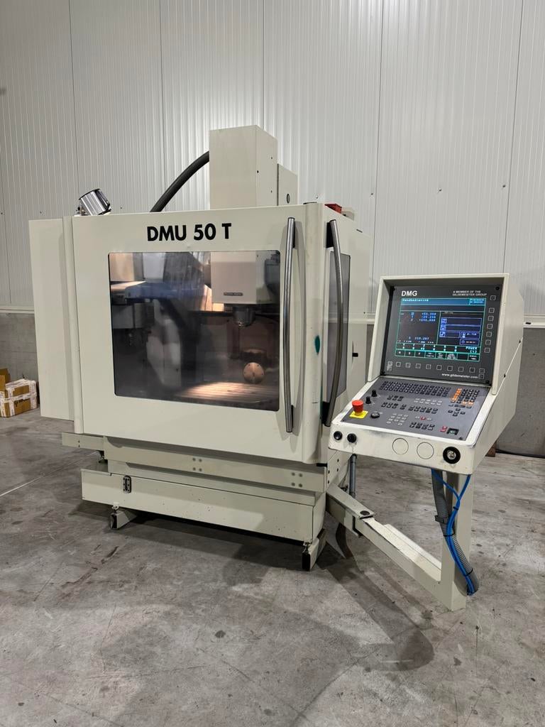 Deckel Maho DMU 50 T CNC freesbank / bewerkingscentrum, Doe-het-zelf en Verbouw, Gereedschap | Freesmachines, Ophalen, Elektrisch