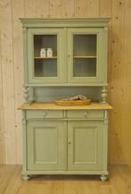 Oud grenen landelijke buffetkast, Ophalen, 25 tot 50 cm, Met deur(en), 100 tot 150 cm