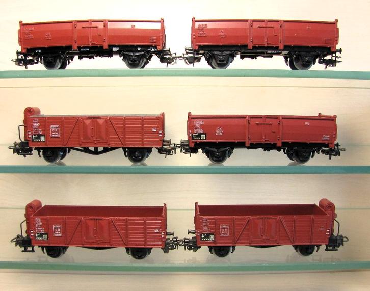6 Märklin Open goederen wagens, Hobby en Vrije tijd, Modeltreinen | H0, Gebruikt, Wagon, Wisselstroom, Märklin, Analoog, Ophalen of Verzenden
