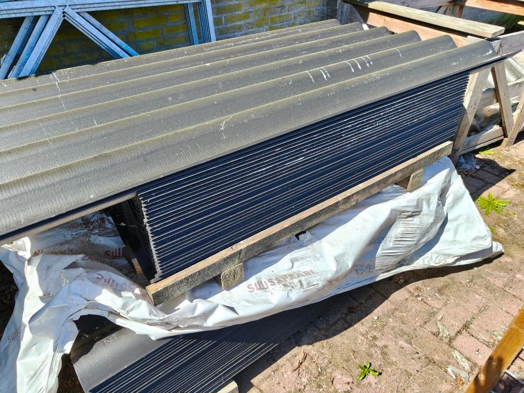 Nieuwe golfplaten., Ophalen, Overige materialen, Zwart, Nieuw