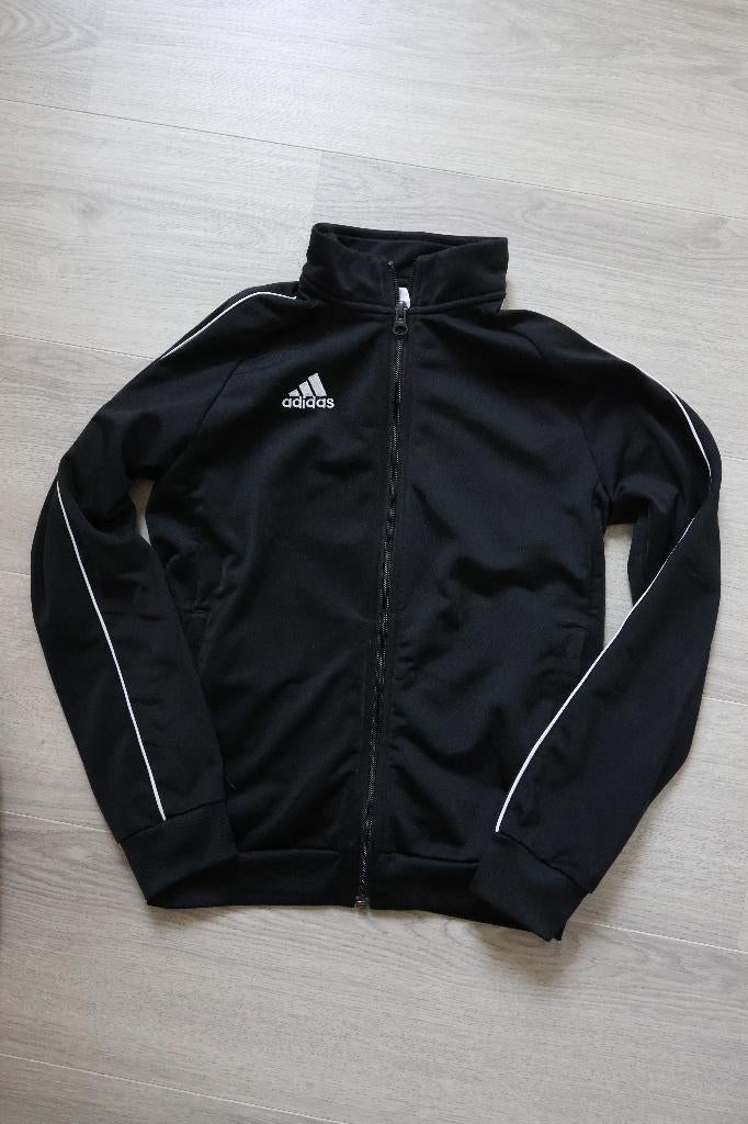 IZGS Adidas sportvest 140 zwart, Adidas, Jongen of Meisje, Sport- of Zwemkleding, Ophalen of Verzenden