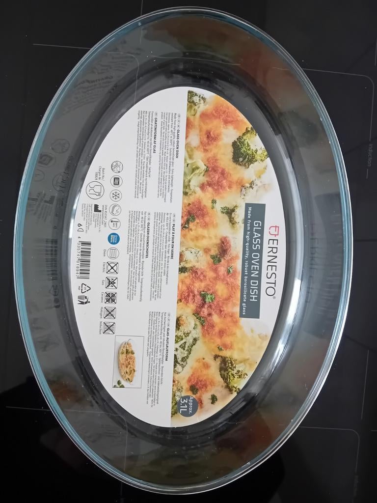 Glas ovenschaal ovaal 3.1 liter. Nieuw, Ophalen, Nieuw